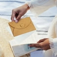 thumbnail image 2 of OULII 1Set Kraft Paper Envelopes With Blank Cards For Tags Party Holiday Invitations Friends .1*2.8in 4.1*2.8In, 2 of 8