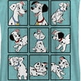 thumbnail image 2 of Women's One Hundred and One Dalmatians Family Grid Racerback Tank Top Tahiti Blue 2X Large, 2 of 4