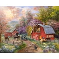 thumbnail image 2 of Boehme, Nicky 14x12 White Modern Wood Framed Museum Art Print Titled - Horse Farm Glen, 2 of 4