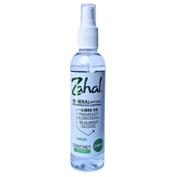Desodorante Spray Corporal Natural Zahal 240 ml