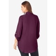 thumbnail image 2 of Roaman's Women's Plus Size Georgette Overlay Big Shirt, 2 of 6