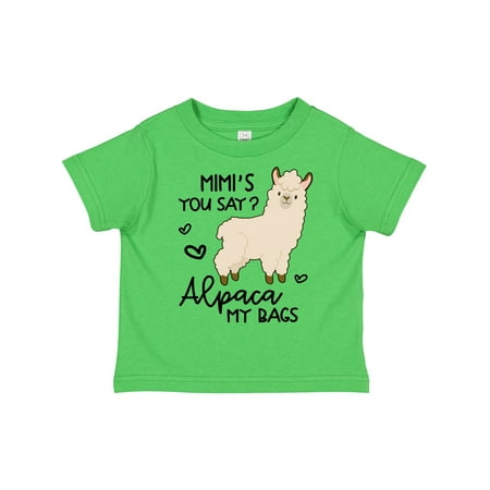 

Inktastic Mimi s You Say Alpaca My Bags Boys or Girls Toddler T-Shirt