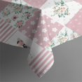 thumbnail image 2 of Pioneer Flower Floral Print Pattern Rectangle Tablecloth 60"x120",Waterproof Polyester Rectangle Table Cloth, Wipeable Spillproof Polyester Tablecloth for Dining, Camping, Indoor and Outdoor, 2 of 6
