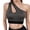 Grey-w, variant on Sports Bras for Women One Shoulder Asymmetric Racerback Bra High Support Yoga Running Workout Seamless Bras for Women XL