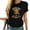 Black, variant on She Was Born Raised In Wishabitch Woods Funny Camp Women's Fashionable T-Shirt - Stylish Graphic Short Sleeve Tee