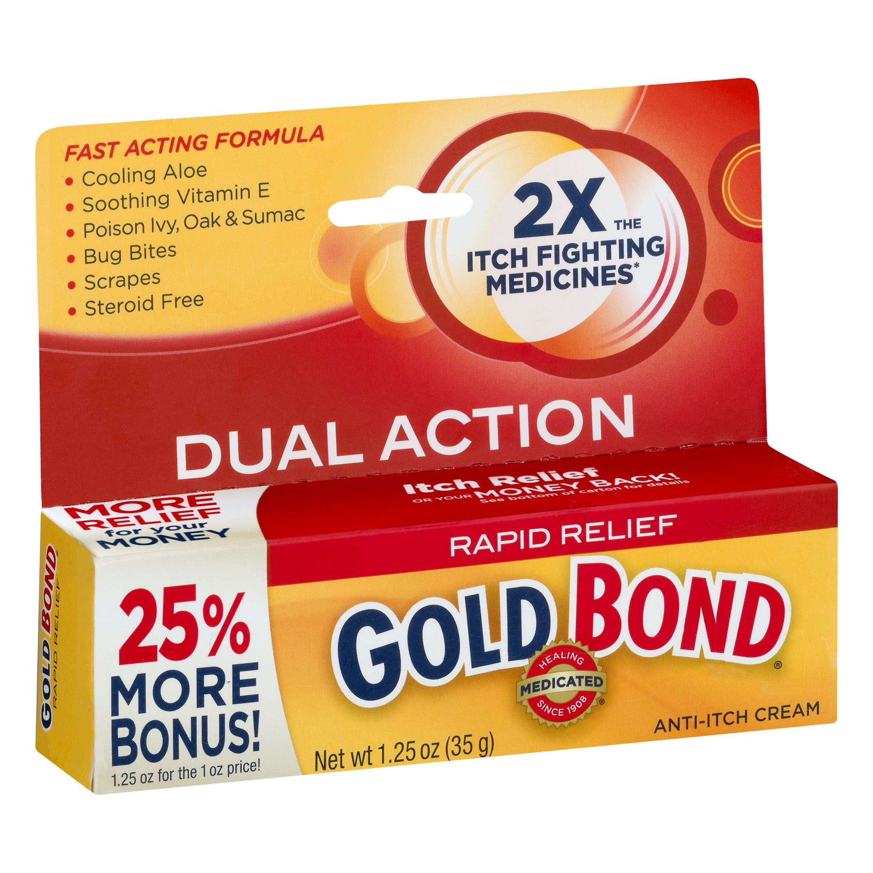 Gold Bond Rapid Relief Anti-Itch Cream, 1.25 OZ