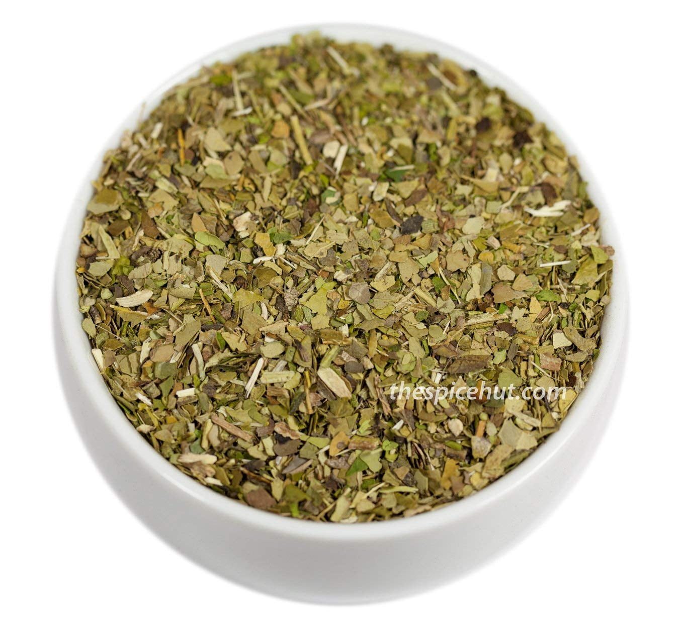 The Spice Hut - Pure Yerba Mate Tea, High Caffeine - Energizing & Focus, South American Tea, Hot & Iced, Makes 80-100 CUPS - 8oz Resealable Airtight Pouch