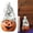 D, variant on See No Evil Skeleton and Pumpkin Resin Figurine – Halloween Decor with Classic Three Monkeys Motif for Home and Shelf Display