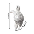 thumbnail image 2 of Garden Turtle Resin Sculpture - Flower Pot Hanging Decoration for Indoor/Outdoor Use, Weather-Resistant, Easy to Install, Perfect Gift for Nature Lovers, Versatile Garden and Patio Decor(Gray), 2 of 5