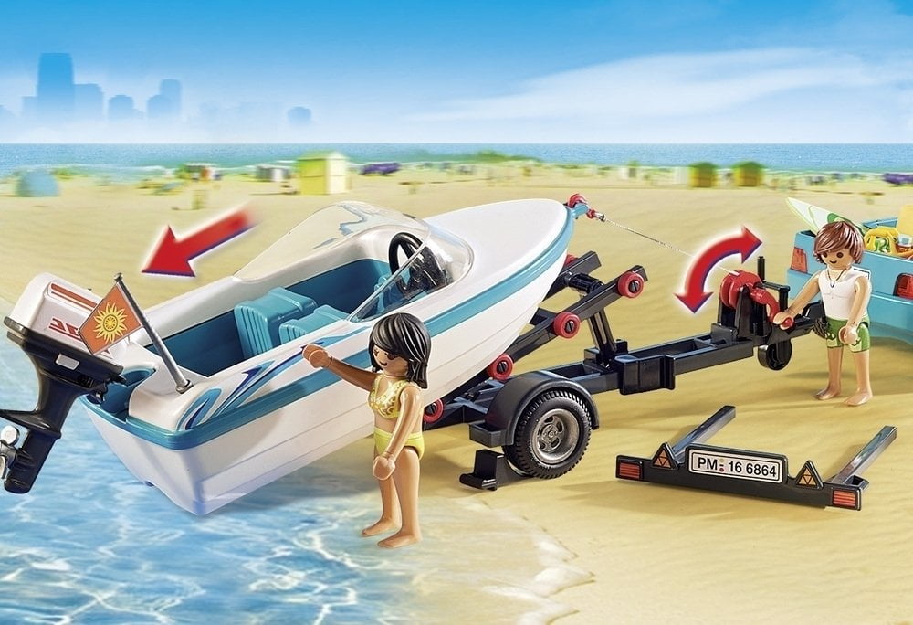 playmobil boat trailer