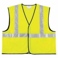 Class II Economy Safety Vests, 4X-Large, Lime, Sold As 1 Each