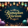 thumbnail image 4 of Ramadan Kareem Backdrop Banner Decorative Lanterns Mosque Design for Eid Mubarak Party Islamic Celebration Photography Props Home Decor Background, 4 of 4