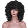 thumbnail image 3 of Wigs for Women Natural Wigs Fashion Wig Women Bob Full Wavy Synthetic Curly Black Short wig Wigs Human Hair, 3 of 6