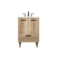 thumbnail image 3 of 24 inch single bathroom vanity in natural oak, 3 of 8