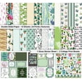 thumbnail image 2 of Inkdotpot Cactus and Succulent House Plants Theme Collection Double-Sided Scrapbook Paper Kit Cardstock 12"x12" Card Making Paper Pack With Sticker Sheet - 16 Pages - Multicolor, 2 of 4