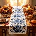 thumbnail image 5 of SLYNSHome Thanksgiving Pumpkin Table Runner, Fall Botanical Print Table Flag, Harvest Holiday Tablecloth for Dining Room Kitchen Home Party Decor, 5 of 6