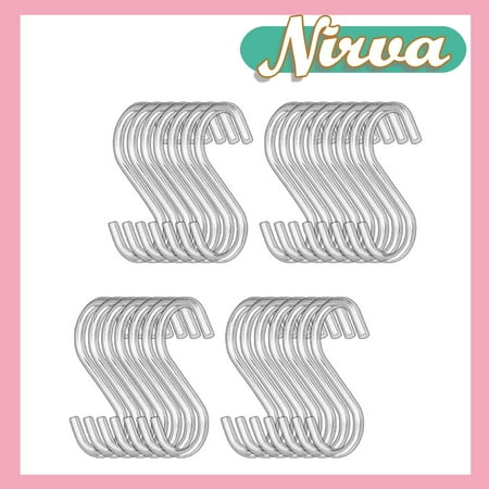 

100 Pcs S Hooks Bulk Stainless Steel S Hooks
