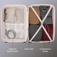 thumbnail image 4 of 3-Piece Hardside Luggage Set: 28 Inch, 24 Inch Large Suitcases with wheels and 20 Inch Carry On Luggage, 4 of 10
