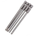 thumbnail image 1 of Visseuses à Fente, 4pcs 100mm S2 Visseuses en Alliage Bit Visseuses à Fente Bit Optimisé pour l'Excellence, 1 of 14