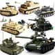 thumbnail image 2 of Bloques de construcción de tanque militar para niños, juguete de ladrillos para armar tanque militar M1a2 alemán, serie Army Tiger, código 2023, 2 of 4