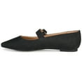 thumbnail image 3 of Journee Womens Karissa Buckle Pointed Toe Mary Jane Dress Flats, 3 of 10