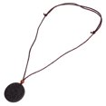 thumbnail image 4 of Collar de piedra volcánica, colgante de piedra volcánica, elegante collar de piedra energética, colgante de piedra volcánica natural, rendimiento sólido, 4 of 5