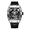 Silver Black, variant on Hollowed Dial Men Mechanical Watches Fashion Steel Case Automatic Wristwatch Waterproof Clock