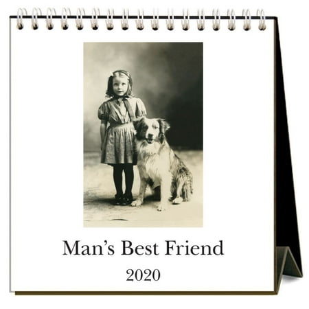 2020 Mans Best Friend Easel Calendar, by Found Image (The Best Man Fonda)
