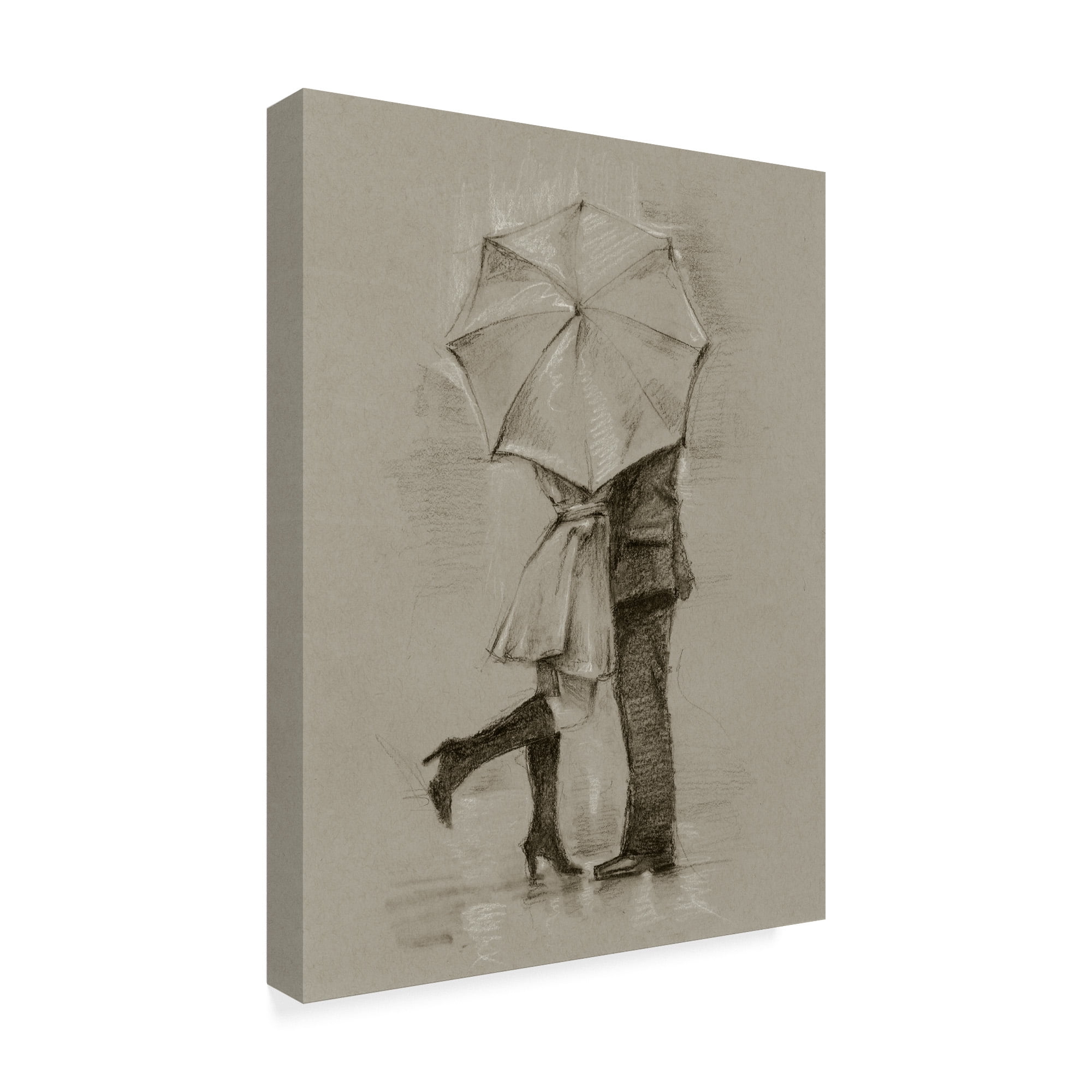 Trademark Fine Art 'Rainy Day Rendezvous III' Canvas Art by Ethan Harper