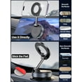thumbnail image 6 of Strong Magnetic Car Phone Holder for MagSafe Ultra Vacuum Suction Cup Phone Mount 360° Cell Phone Holders for Your Car Accessories for iPhone 16 15 14 13 12 Android, 6 of 10