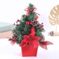 thumbnail image 5 of 30cm Christmas tree Christmas tree desktop decoration home table, red, 5 of 5