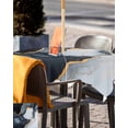 thumbnail image 5 of Boanket Outdoor Tablecloth with Umbrella Hole for Patio/Picnic/Party/Camping, Marble Black Waterproof Table Cloth Square Cover Washable, Ink Painting Modern Abstract Art (54"x 54"), 5 of 7