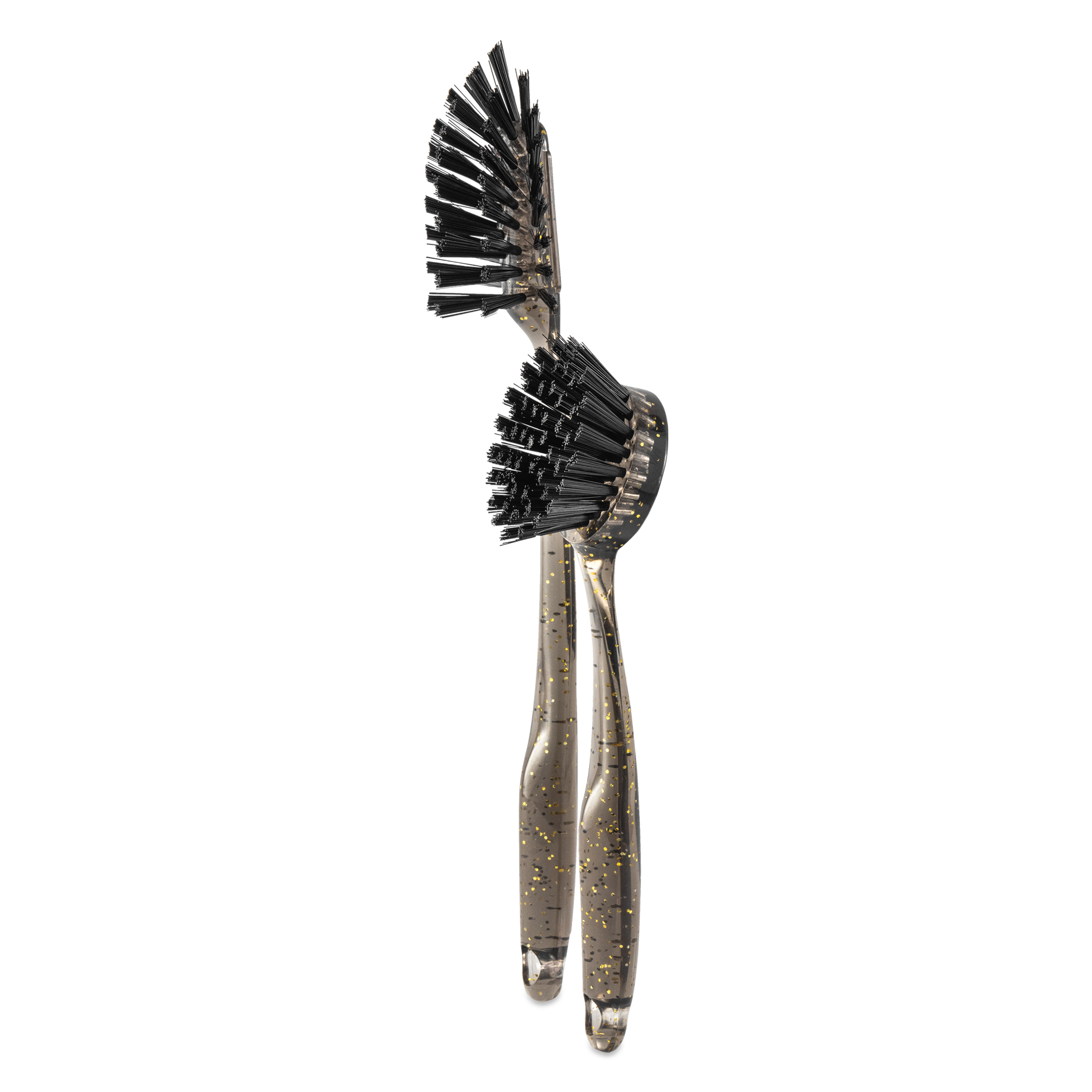 (2 pack) Thyme & Table 2 Piece Kitchen Sink Brush Set, Gold