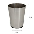 thumbnail image 5 of Bath Bliss 1.3 gal Iron Bathroom Trash Can, Stainless Steel, 5 of 7