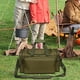 thumbnail image 5 of Bolsa de camping, cremallera doble, múltiples bolsillos, compartimento con correa de hombro desmontable, cesta de picnic para cocina al aire, 5 of 9