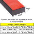 thumbnail image 2 of TOP-MAX 1 Roll Self-adhesive Rubber Strip Anti-Vibration Strip for Door Doorway Floor Carpet Wall Red, 2 of 8