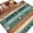 Brown, variant on Large Area Rugs for Living Room Bedroom, Teal Brown Blue 6'x9' Rug Washable Carpet Runner Indoor Outdoor, Retro Farmhouse Wooden Grain Plank Non Slip Floor Mats Rug for Kitchen, Playroom