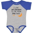 thumbnail image 3 of Inktastic I Love My Gramps to the Moon and Back Boys or Girls Baby Bodysuit, 3 of 5
