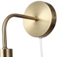 thumbnail image 2 of Holden 1-Light Long Arm Matte Brass Plug-In or Hardwire Wall Sconce, 91002314, 2 of 7