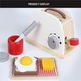 thumbnail image 4 of Juguete De Cocina De Madera Máquina Para Hacer Tortitas Máquina De Café Licuadora Juego Para Hacer Pan Juego De Cocina Mezclador De Alimentos De Imitación Bebé Aprendizaje Temprano Educativo Guardurnaity FN003373-01, 4 of 6