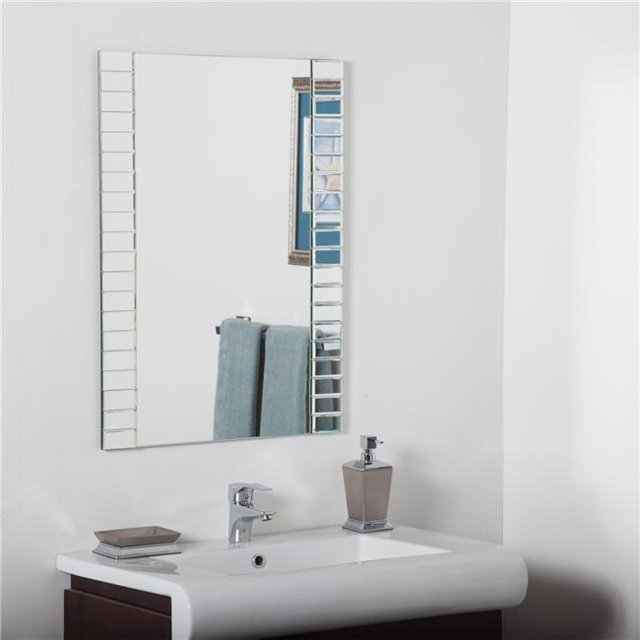 Decor Wonderland SSM84M Miroir de Salle de Bain Biseauté