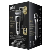 Braun Series 9 PRO+ Electric Shaver, 6in1 SmartCare Center & Travel Case, 9567cc Silver