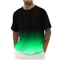 thumbnail image 2 of WAENQINLA Oversized Tshirts for Men Summer Short Sleeve Gradient Color Basic Loose Tees Causal Stylish Crewneck T Shirt, 2 of 3