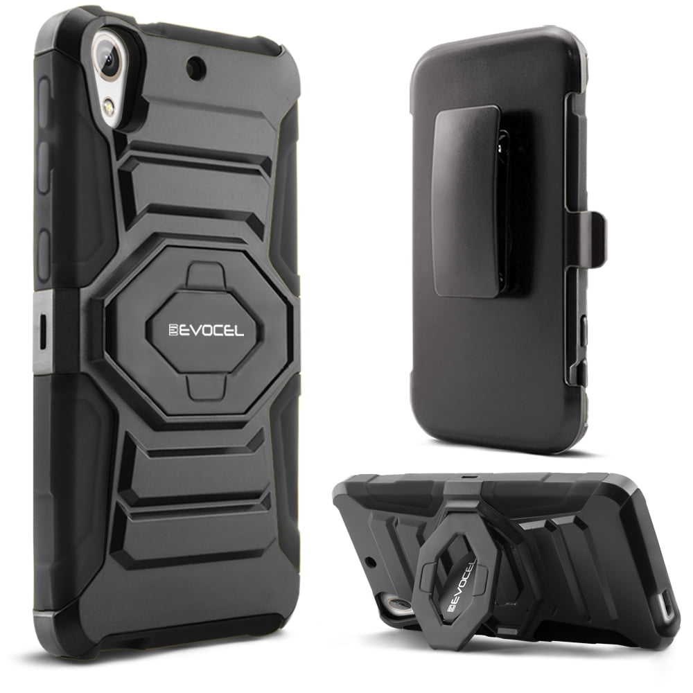 HTC Desire 626 / 626s Case, Evocel [Belt Clip Holster] [Kickstand