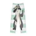 thumbnail image 4 of Daiia Men'S Cute Raccoon Pants,Bottoms Sleep Lounge,Pajama Pants,Pj Bottoms Drawstring And Pockets-Xx-Large, 4 of 9