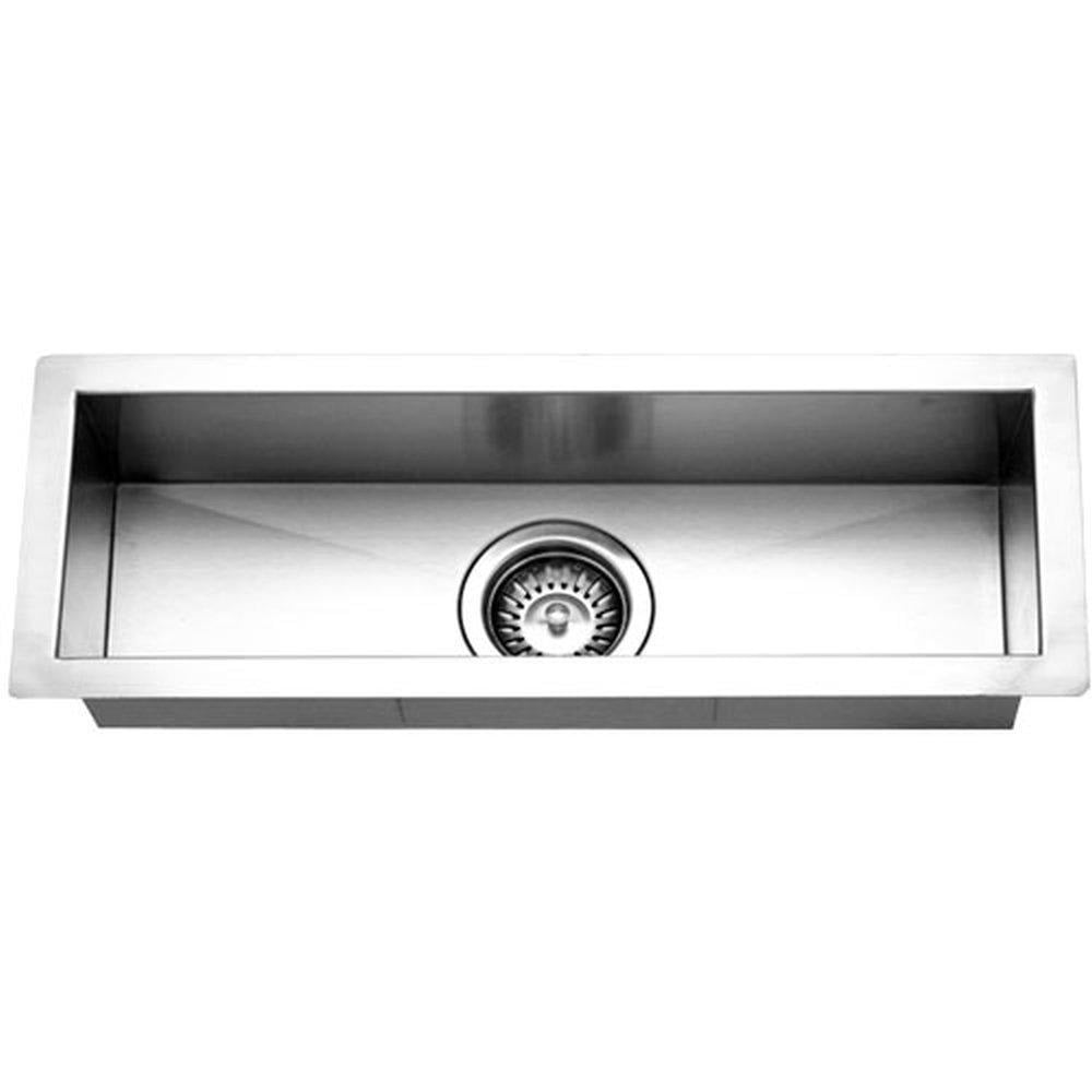 Houzer CTB2385 Contempo Trough Series Undermount Stainless Steel Bar