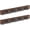 Brown-2 Pack, variant on Mop Broom Holder Wall Mount with 3 Slots & 4 Hooks - Wood Broom Mop Hanger for Pantry Kitchen Organization - Garden Tool Organizer for Closet Laundry Room - for Rustic Farmhouse Kitchen Decor