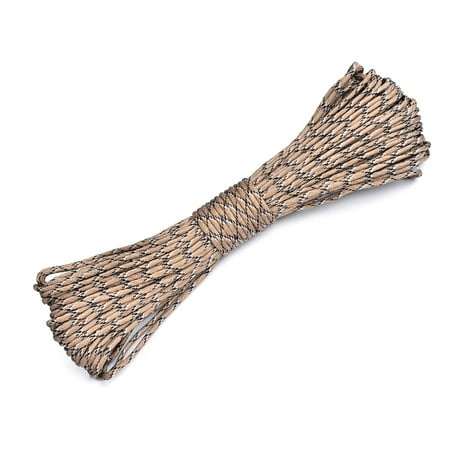 

550Lbs Diameter 4mm 9 Core Braided Nylon Umbrella Rope for Outdoor Camping Clothesline (Desert Camouflage)