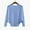 Blue, variant on Fesfesfes Women Sweater Tops Long Sleeves Round Neck Pullover Tops Blouse Loose Knitted Sweater Tops on
