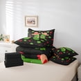 thumbnail image 6 of Castle Fairy Green Cucumber Bedding Comforter Set,Cartoon Pickle King Bedding Sets, 6 of 8